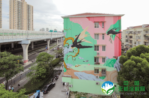 立邦携手中国90后艺术家在成都完成巨幅三国主题墙绘《赤兔之诚》 涂料在线,coatingol.com